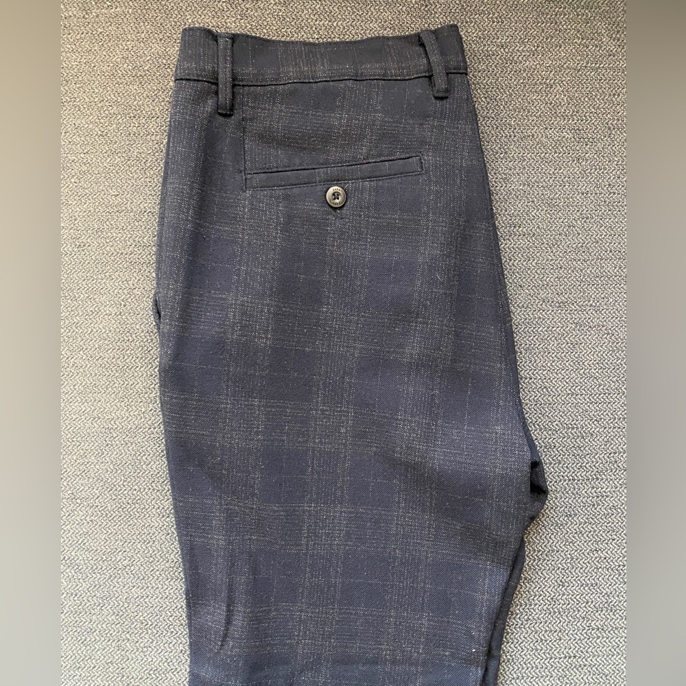 COPY - Zara men’s checked navy slacks
